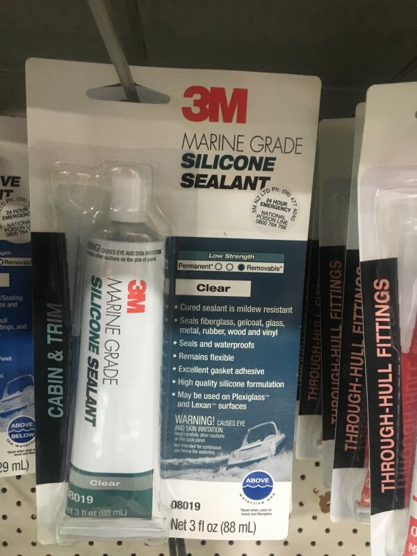 3M 8019 Marine Silicone - Clear 88ml
