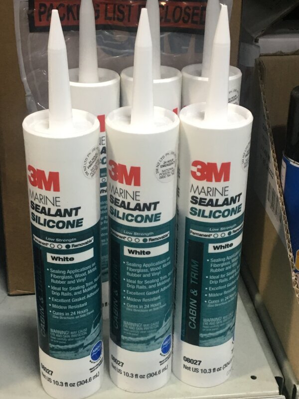 3M 8027 Marine Silicone - White 304ml