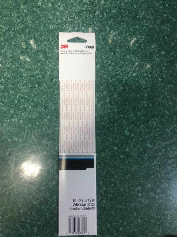 3M Press-in-Place Emblem Adhesive/ Sheet