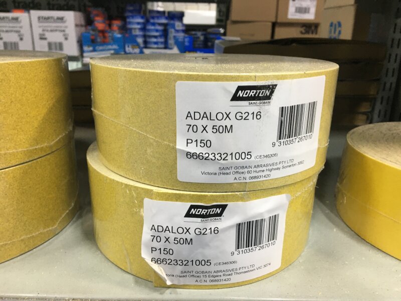 ADALOX ROLLS 70MM X 50M P150