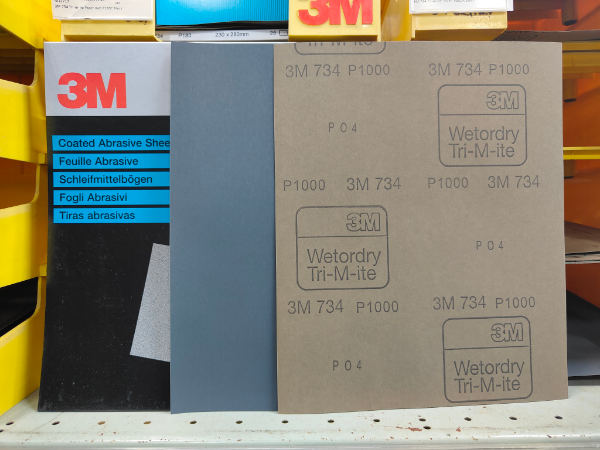 3M 734 Wetordry P1000 Prod.Paper -Brown