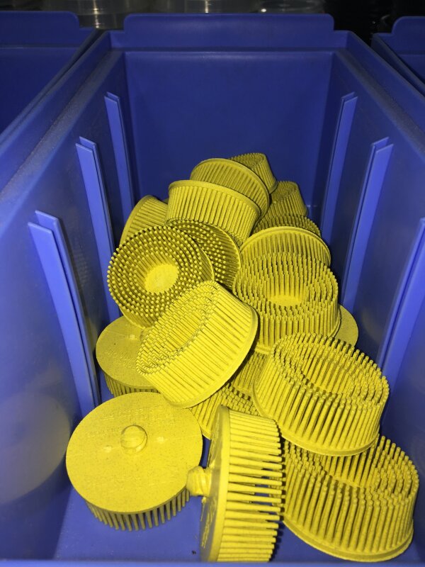 3M ROLOC Bristle Discs 50 Yellow G80