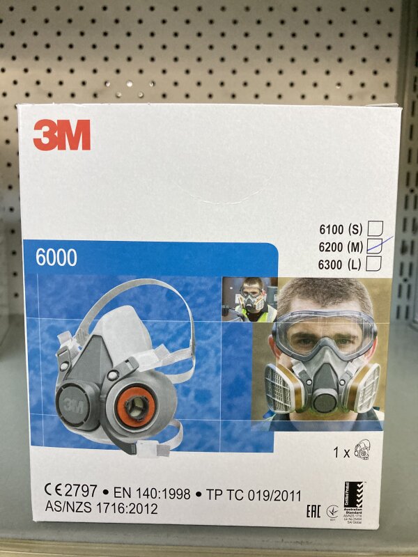 3M 6200 Half Facepiece - Medium