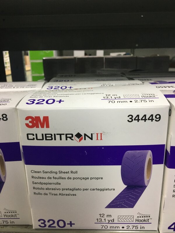 34449 CUBITRON CLEAN SANDING ROLL P320