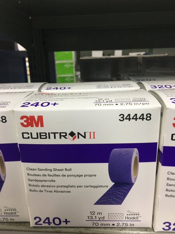 34448 CUBITRON CLEAN SANDING ROLL P240