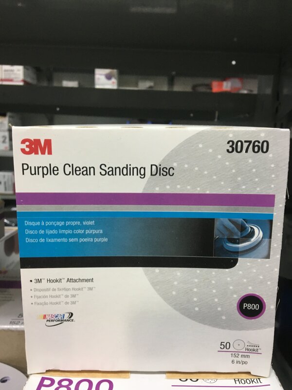 3M Purple Clean Sand Discs P800