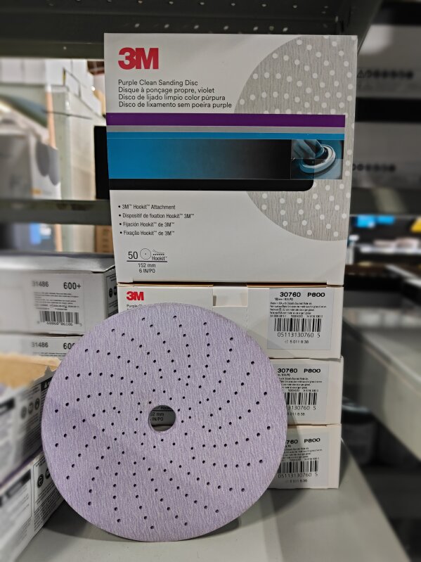 3M Purple Clean Sand Discs P800 737u