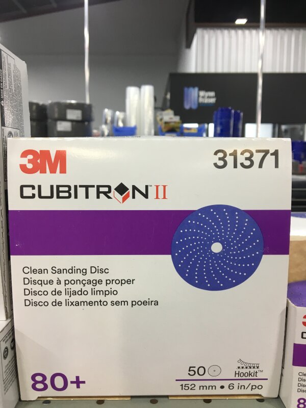 31371 CUBITRON P80 CLEAN SANDING DISC 150MM