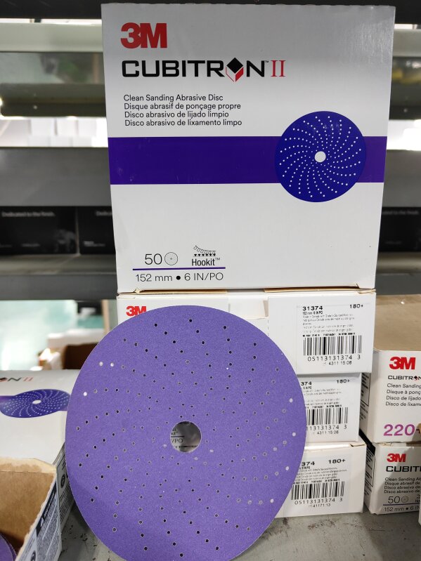 3M 31374 737U P180+ 150MM CUBITRON II HOOKIT
