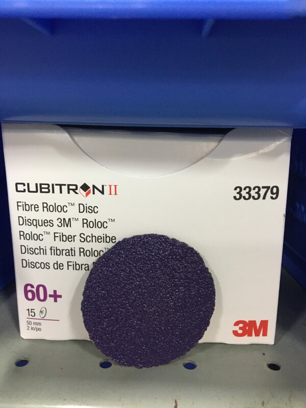 3M Roloc Cubitron Disc 50mm P60 786C Red