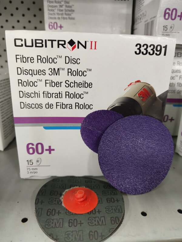 33391 CUBITRON FIBRE ROLOC DISC P60