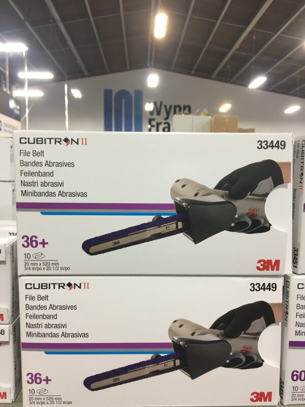 3M Cubitron Belts 10x330mm p36 Pkt10