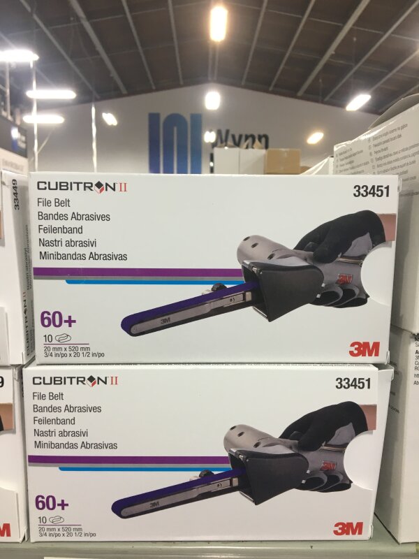 3M Cubitron File Belts 10x330mm p60 Pkt10