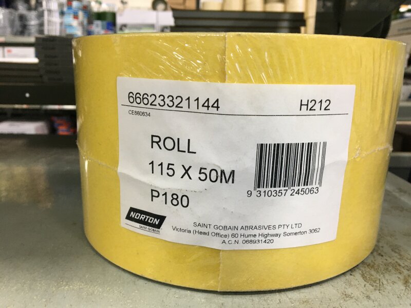RIKEN YELLOW E ROLL 115MM P180
