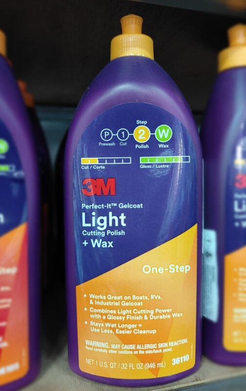 3M Light Cutting Compound/Wax 946 Bottle