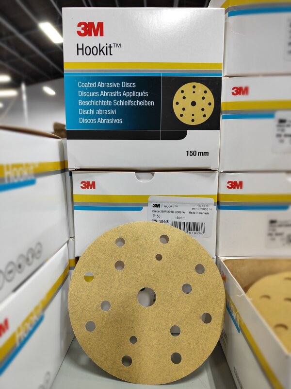 3M 50446 GOLD HOOK IT 255P P150 150MM