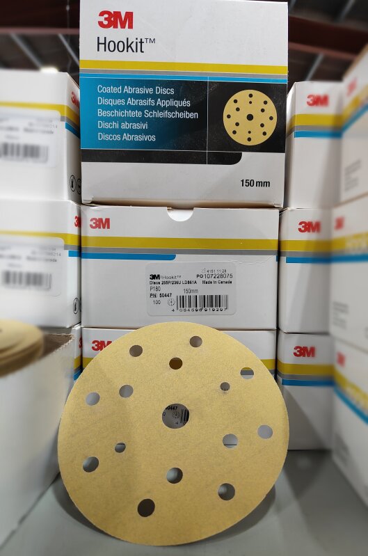 3M 50447 GOLD HOOK IT 255P P180 150MM