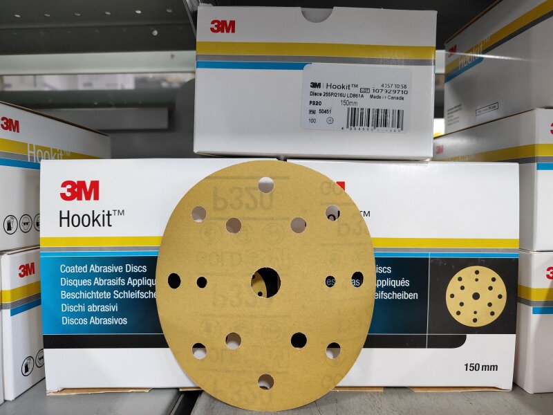 3M 50451 GOLD HOOK IT 255P P320 150MM