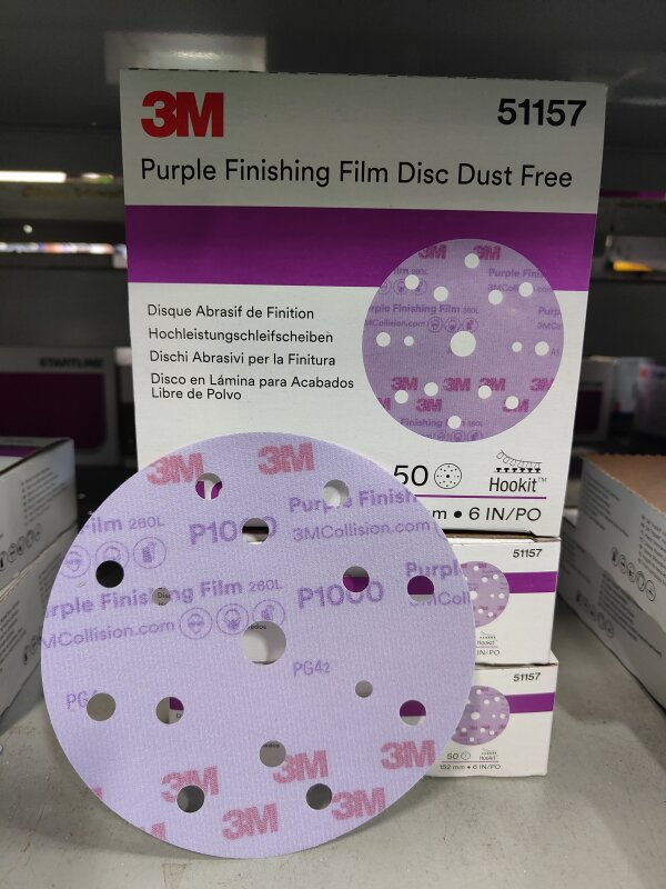 3M Purple Film Finish Disc 150mm P1000