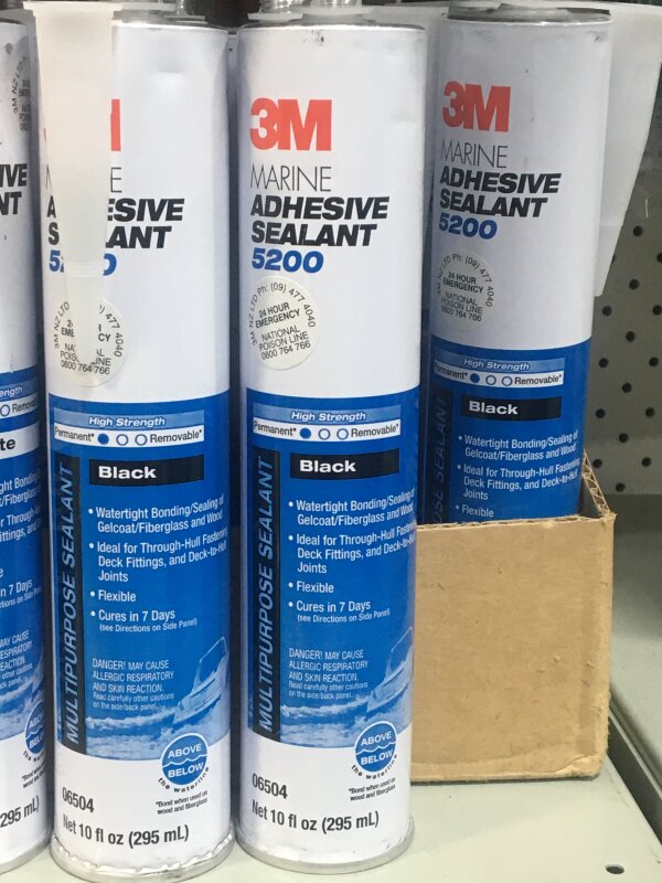 3M 5200  Marine Adhes/Seal 295ml Black