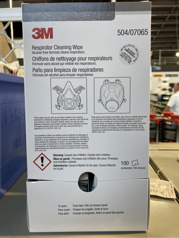3M 504 Respirator Cleaning Wipes