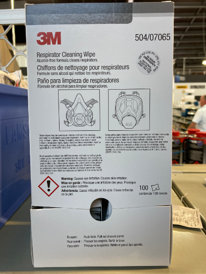 3M 504 Respirator Cleaning Wipes
