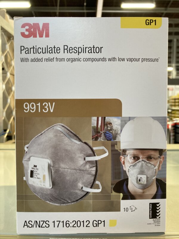 3M 9913V Valved Mist Respirator