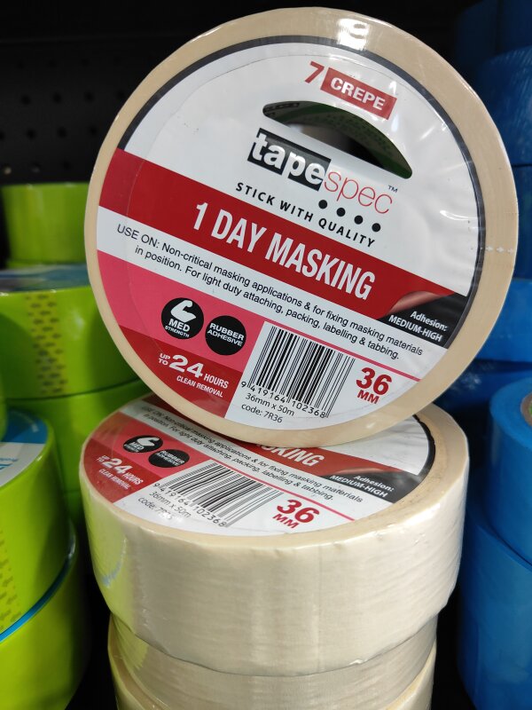 TS No7 General Mask Tape 36mmx50m Cream