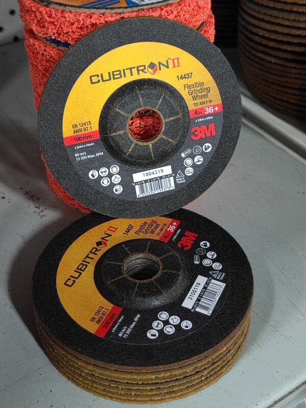 3M Cubitron P36 Flexi Grind Disc 100mm ea
