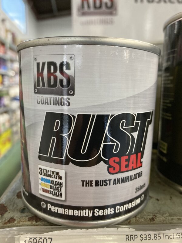 KBS RustSeal Gloss Black 250ml