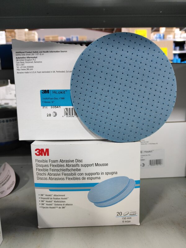 3M Flex Foam Disc P1000 150mm 33541