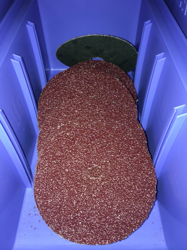ALUMINIUM OXIDE FIBRE DISCS 100MM x 16MM P36