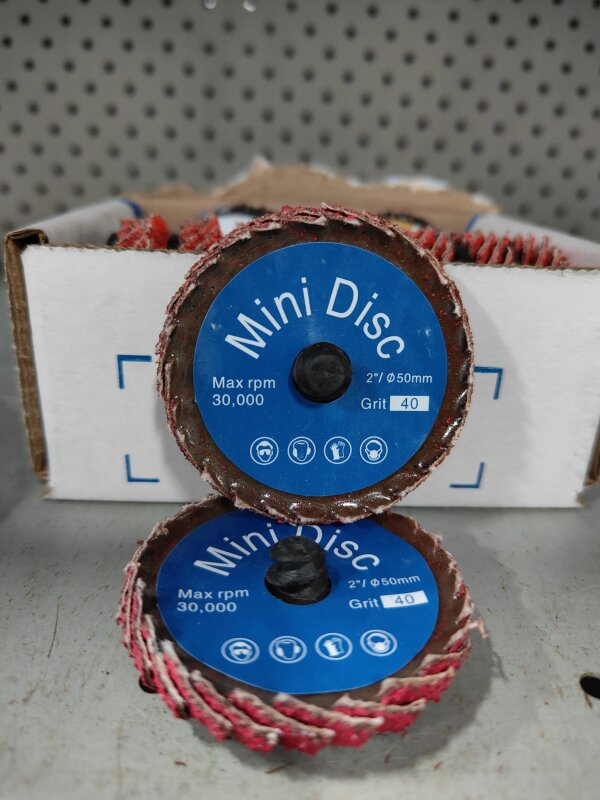S&G Curved Ceramic Flap Disc 50mm 40g each