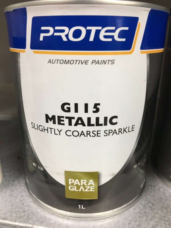 PARAGLAZE G115 METALLIC - SLIGHTLY COARSE SPARKLE (GRP 1)