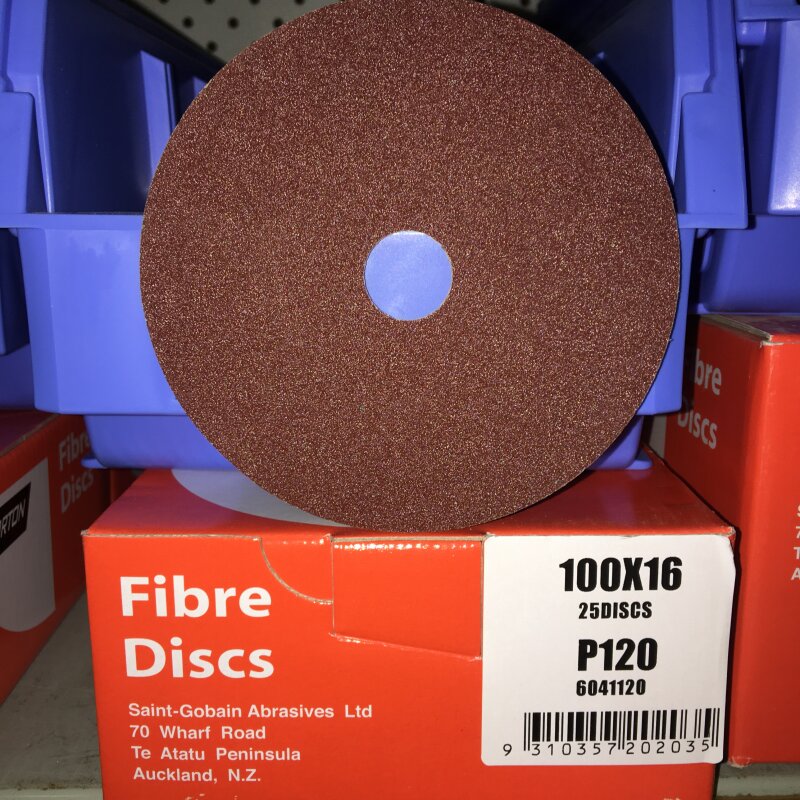 FIBRE DISCS 100 x16 P120