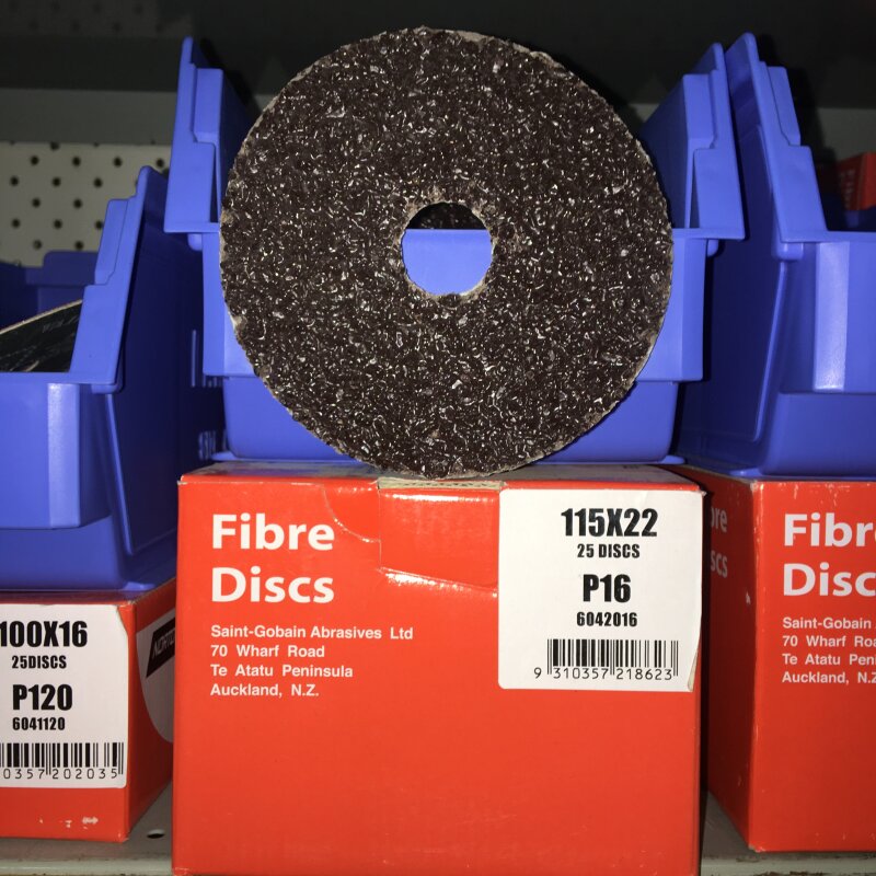 FIBRE DISCS 115 x 22 P16