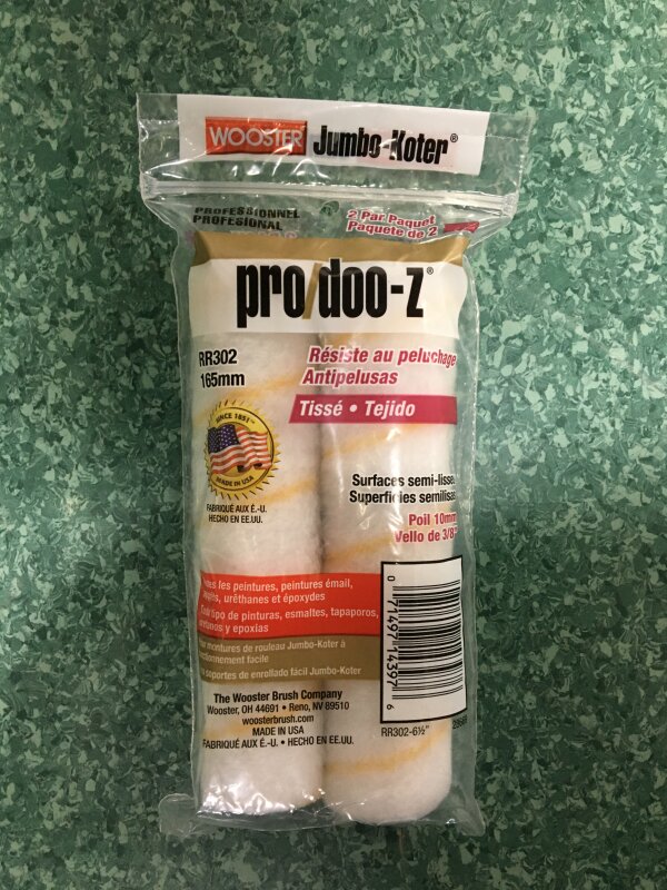 Wooster Jumbo Koter Pro 165mm x 10mm 2pk