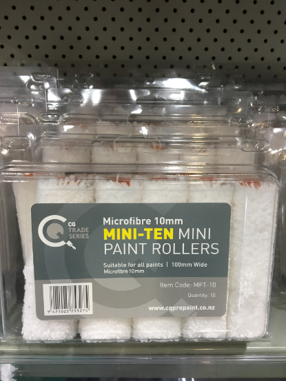 CQ Mini-Ten Microfibre 100mm 6mm Roller 10Pk