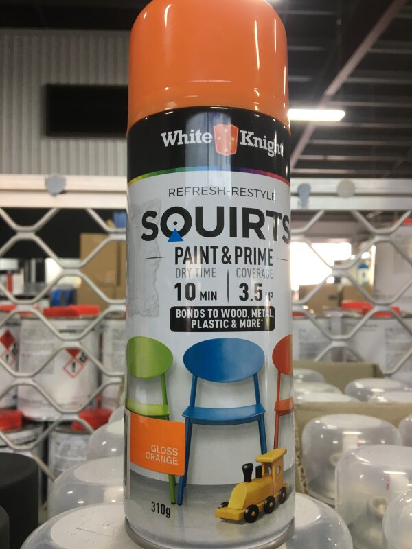White Knight Squirts Orange 310gm