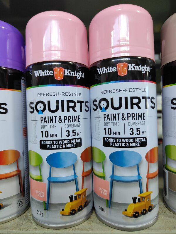 White Knight Squirts Pink 310gm