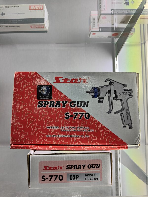 CQ Star S-770 Spray Gun 2.0 Black Tip