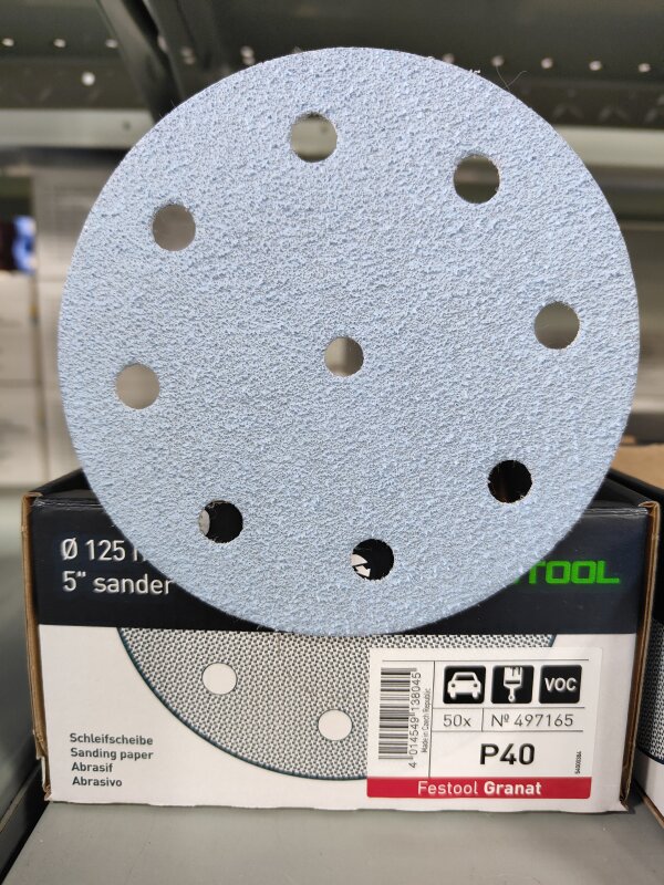 FE STF Granat 125mm p40