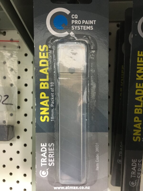 CQ Snap Off Blades 18mm 10pk