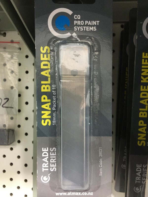 CQ Snap Off Blades 18mm 10pk