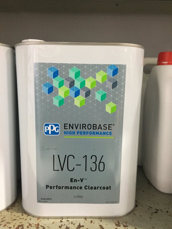 ENVIROBASE LOW VOC EN-V PERFORMANCE CLEARCOAT - LVC-136/5L