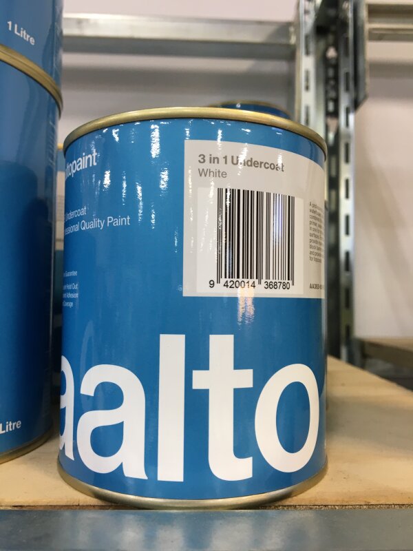 Aalto 3 in 1 Undercoat White 500ml