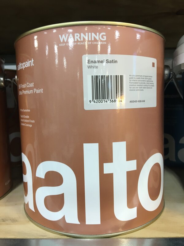 Procoat Enamel Satin White OB 4L