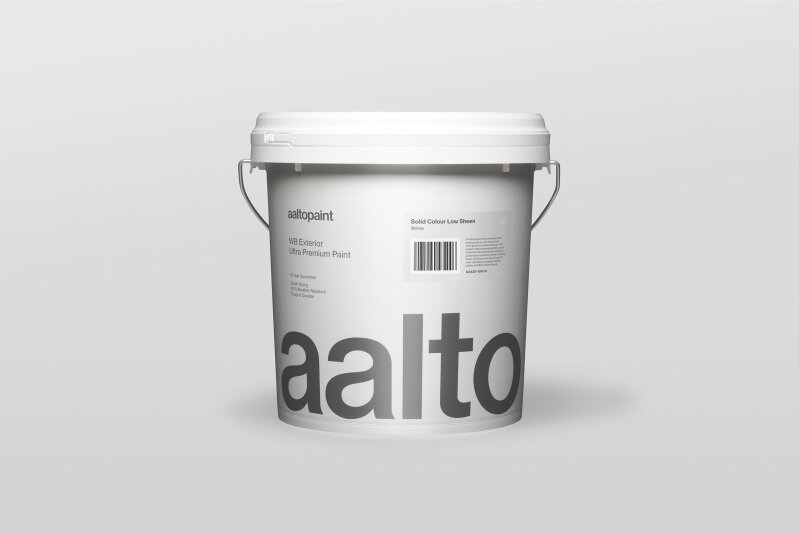 Aalto Exterior Solid Colour Low Sheen Ebony 10L