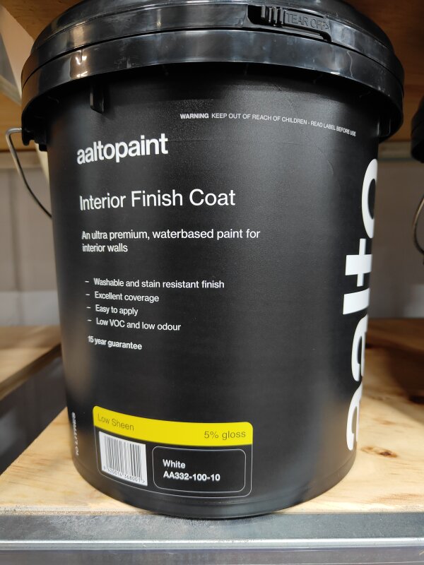 Aalto Ultra Premium Interior Low Sheen White 10L