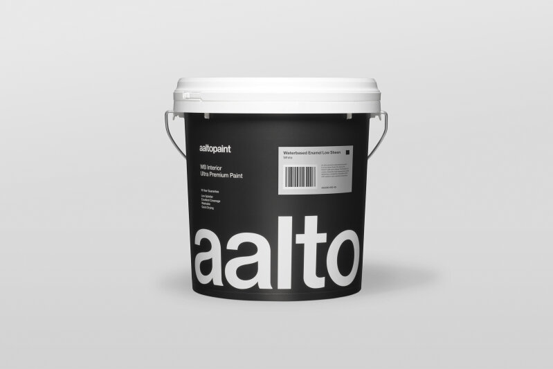Aalto Ultra Premium Waterbased Enamel Low Sheen White 10L
